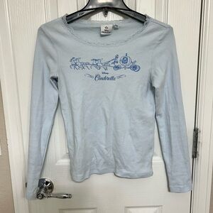 Disney Cinderella Light Blue Long Sleeve Top